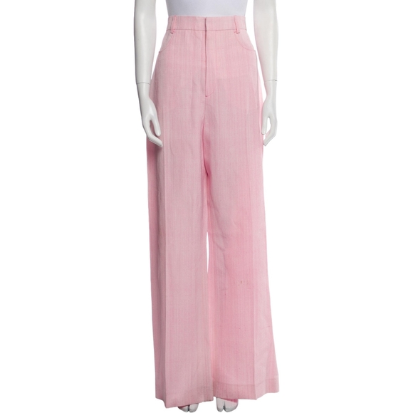 Jacquemus Pants - Jacquemus Blush Wide-Leg Trousers